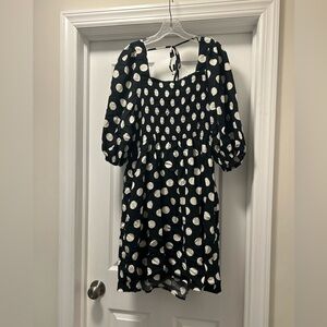 Black and white polkadot ava & viv dress size x